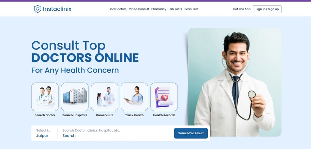 Instaclinix (Website)